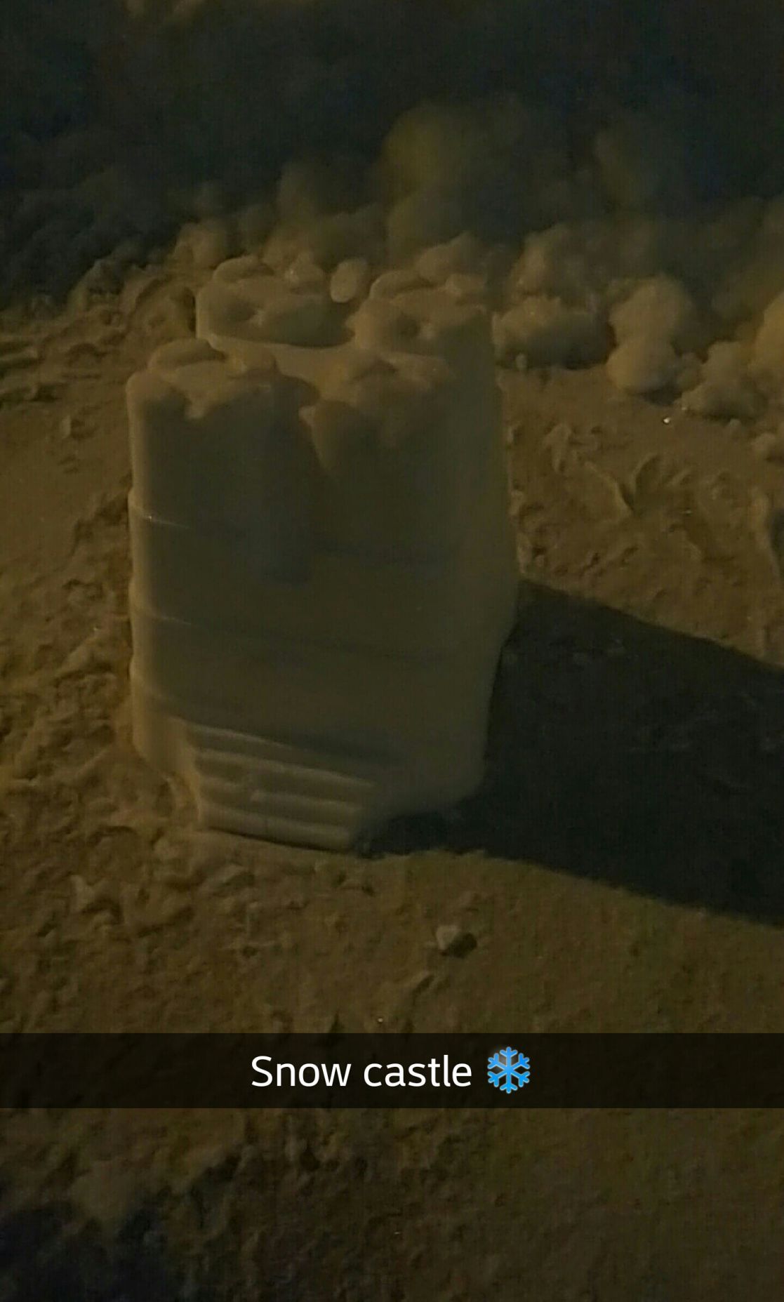 Snow castle
